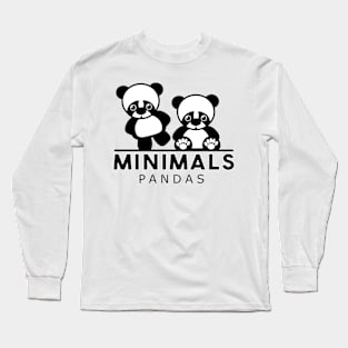 MINIMALS: Pandas Long Sleeve T-Shirt